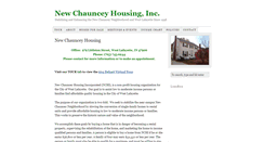 Desktop Screenshot of newchaunceyhousing.org